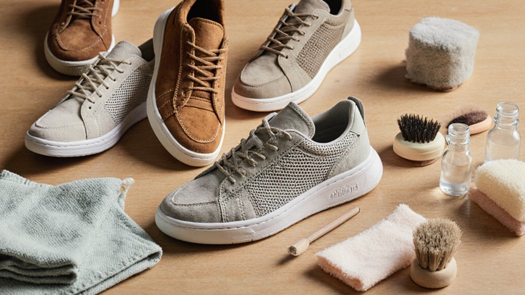 Sneakermaterial zuerst bestimmen