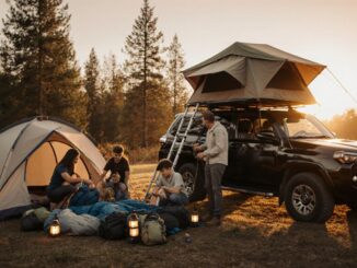 Familien-Campingzelt vs. Dachzelt