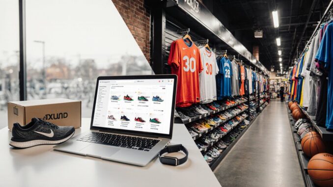 Online- vs. Einkauf im Sportgeschäft vor Ort