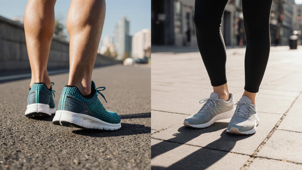 Laufschuhe unterstützen repetitive Bewegungen