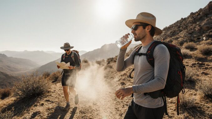 Sicheres Wandern bei heißem Wetter
