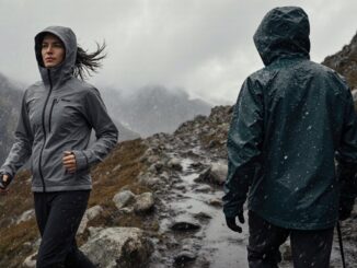 Softshell- vs. Hardshell-Wetter
